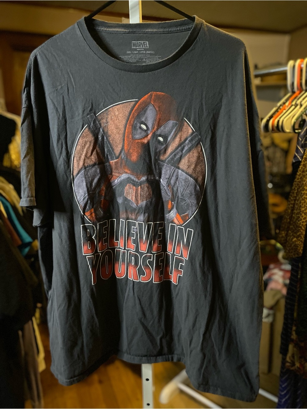 Marvel Deadpool 'Believe In Yourself' Graphic Tee